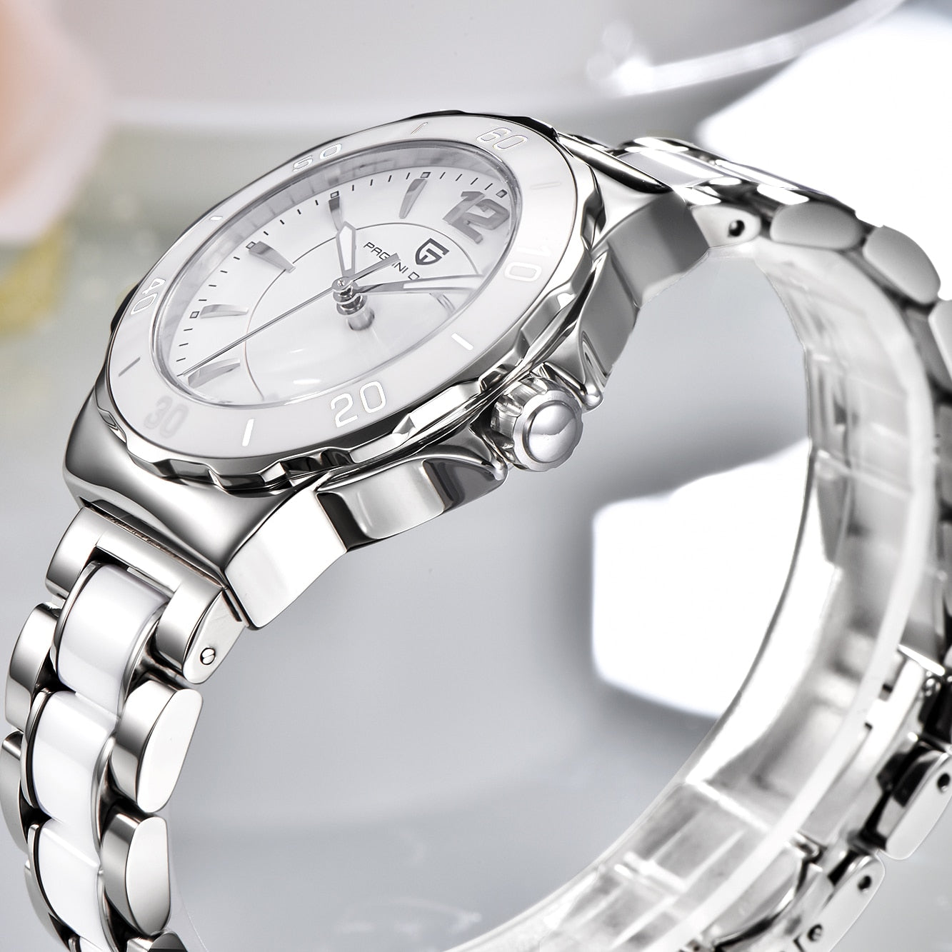 PAGANI DESIGN  Watches High Quality Ceramic Bracelet  Sport