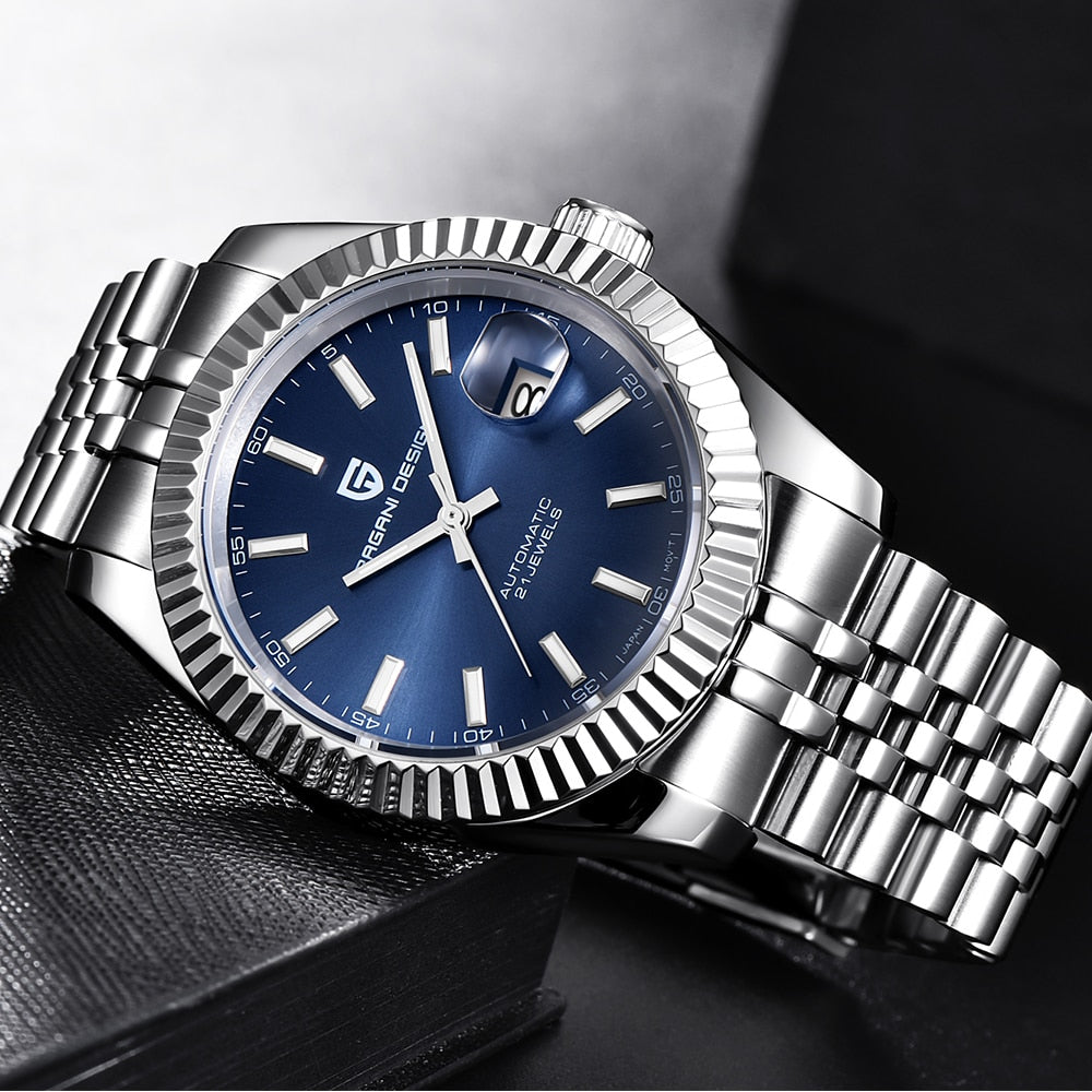PAGANI DESIGN Men Mechanical Watch Top Brand Luxury Automatic Watch Sport Stainless Steel Waterproof