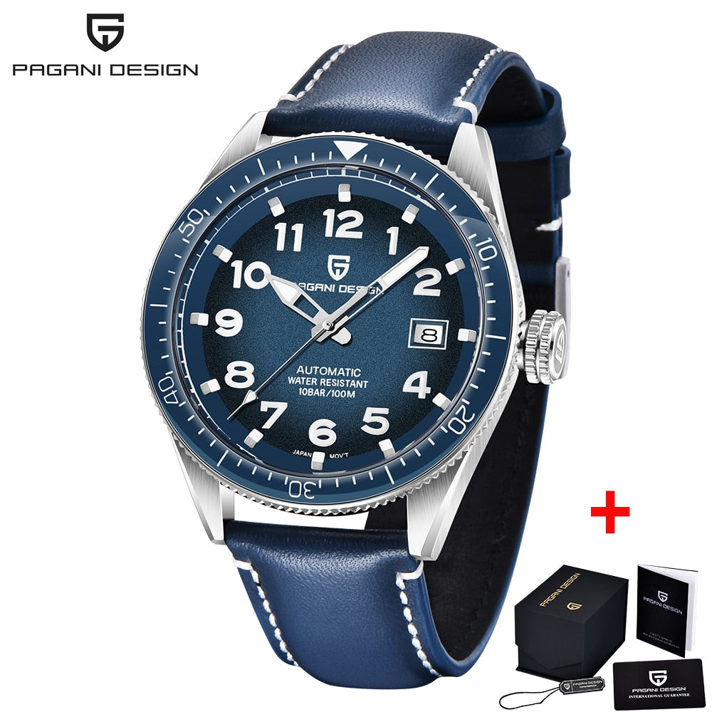 PAGANI Design 2020 Automatic Stainless Steel Waterproof Watch Men Luxury Business Sport Mechanical Wristwatch Brand Men Watches