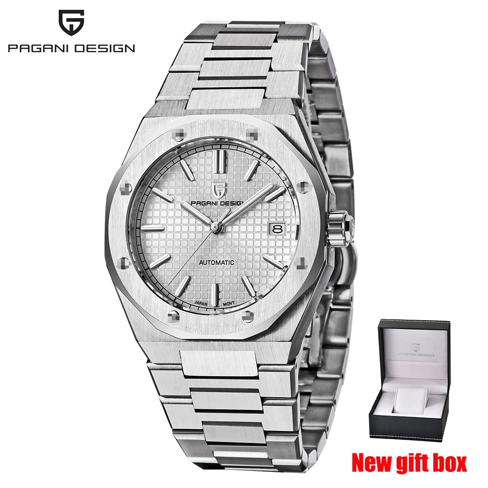 PAGANI Design Brand Watch Men 40mm Automatic Mechanical Watch Stainless Steel Waterproof Watch Japan NH35
