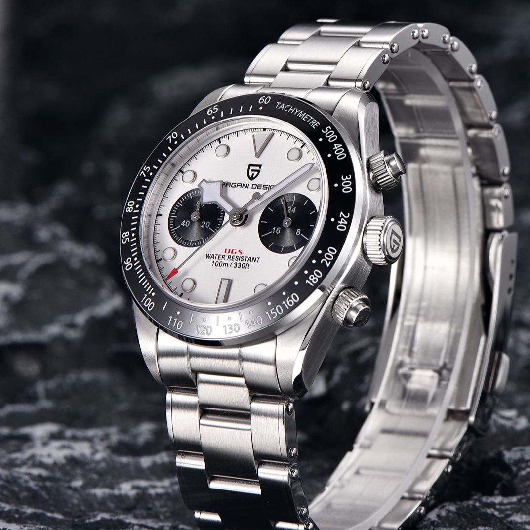 PAGANI DESIGN 2022 New BB Panda Retro Watch For men Chronograph Luxury Quartz Wrist Watches men Sapphire mirror 100M Waterproof