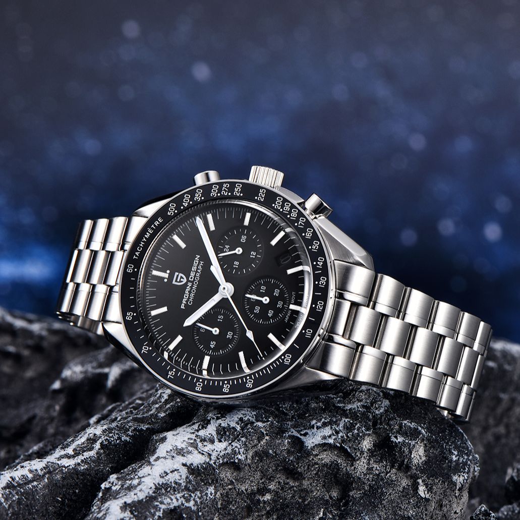 PAGANI DESIGN 2022 New Watches Top Luxury Quartz Watch For Men Automatic Date Speed Chronograph Sapphire Mirror Wristwatch